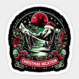 christmas vacation Sticker